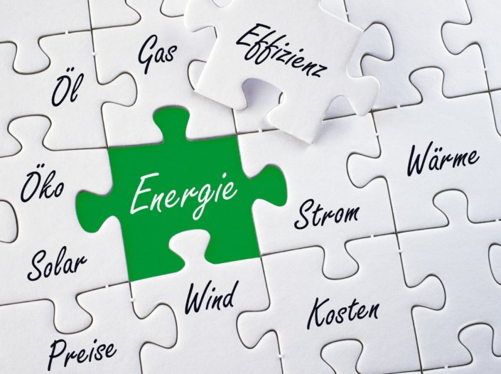Bild Puzzle Beratung Effizienz Strom Wärme Kosten Preise Solar Öl Gas Öko